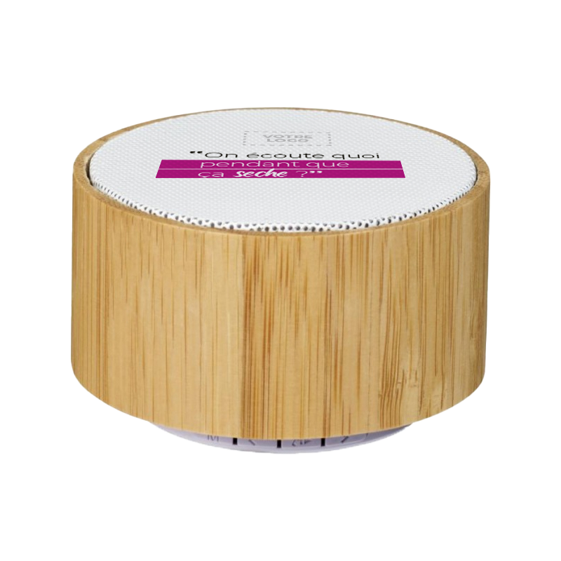 Haut-parleur Bluetooth® en bambou Cosmos
